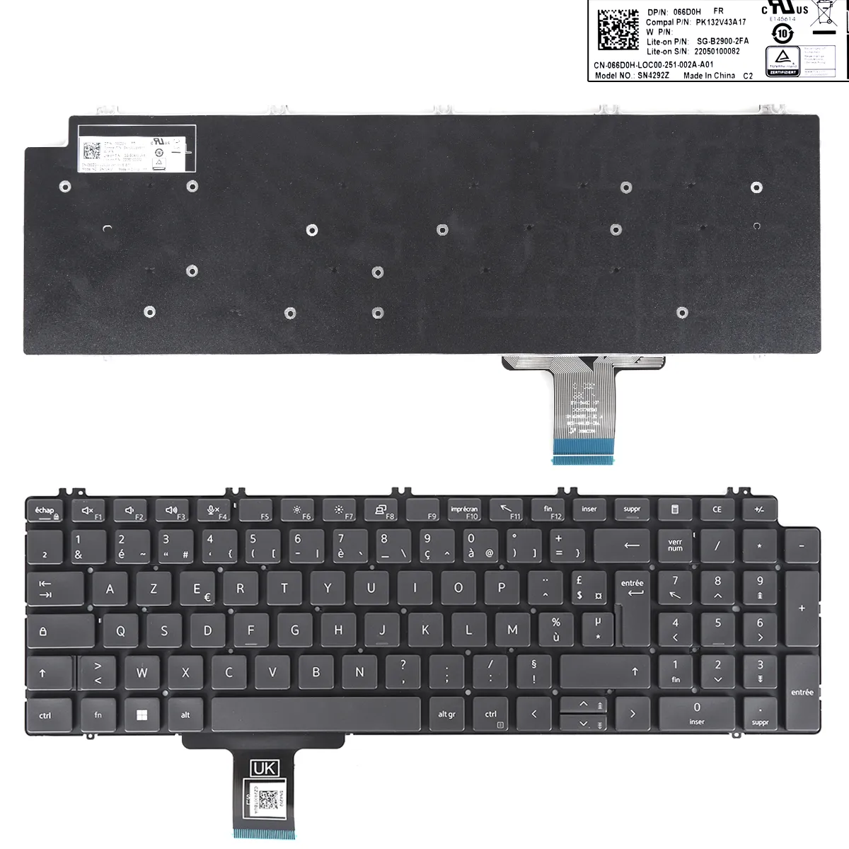 Picture of DELL Precision 7550 7560 7750 7760  BLACK  WIN8